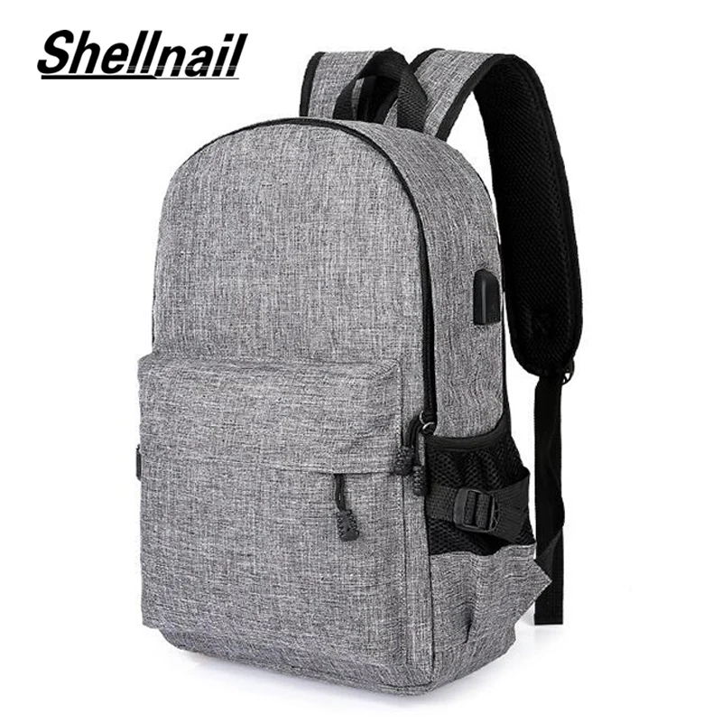 Shellnail дешевый мочила рюкзак из плотной ткани черные женские рюкзаки школьные