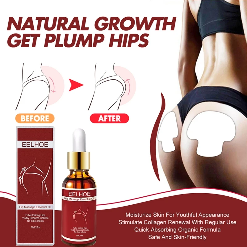 

20ml Moisturizing Butt Enhancement Oils Hip Lift Up Buttock Enhancement Massage Oil Firming Lifting Essential Oil