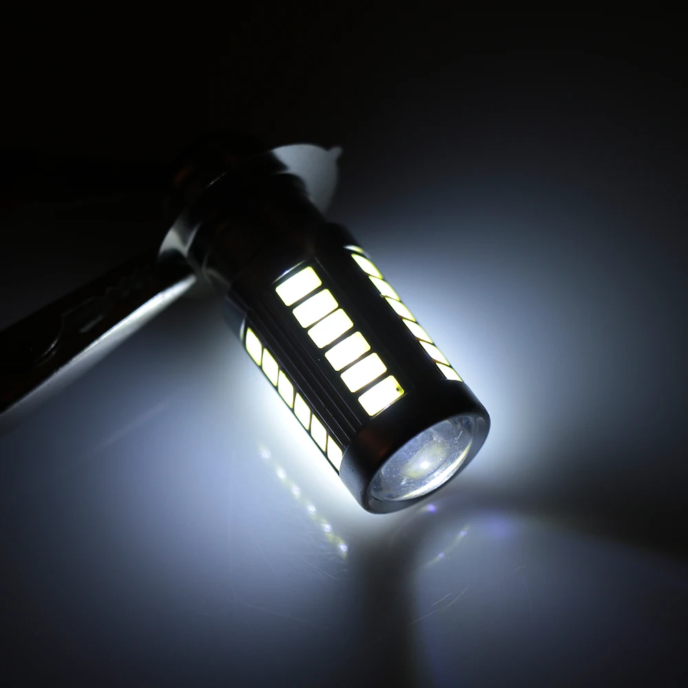 1 шт. мотоциклетные головной светильник H6 BA20D светодиодные лампы 33smd белый к рулю