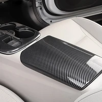 inner central driver armrest panel storage box frame cover trims car accessories for hyundai tucson tucson l nx4 2021 2022