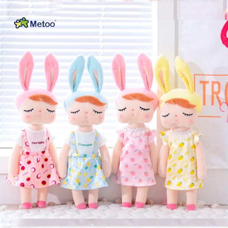 Милые куклы Metoo Angela Dress up 45 см кролик детская игрушка набитые животные Детский