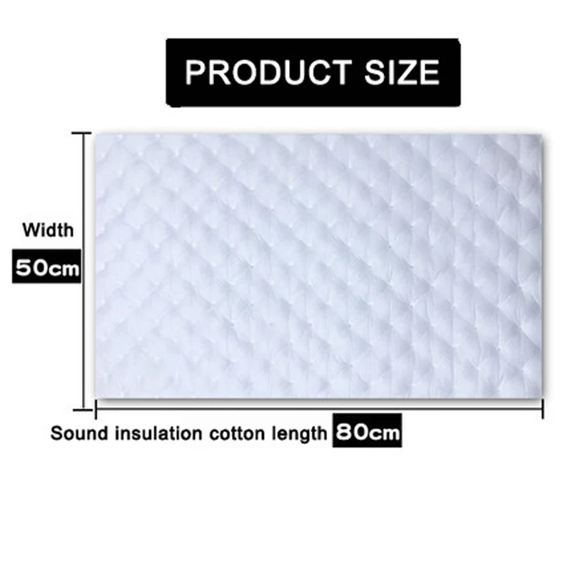 Автомобильная звукоизоляция хлопковый автомобильный звукопоглощающий Черный