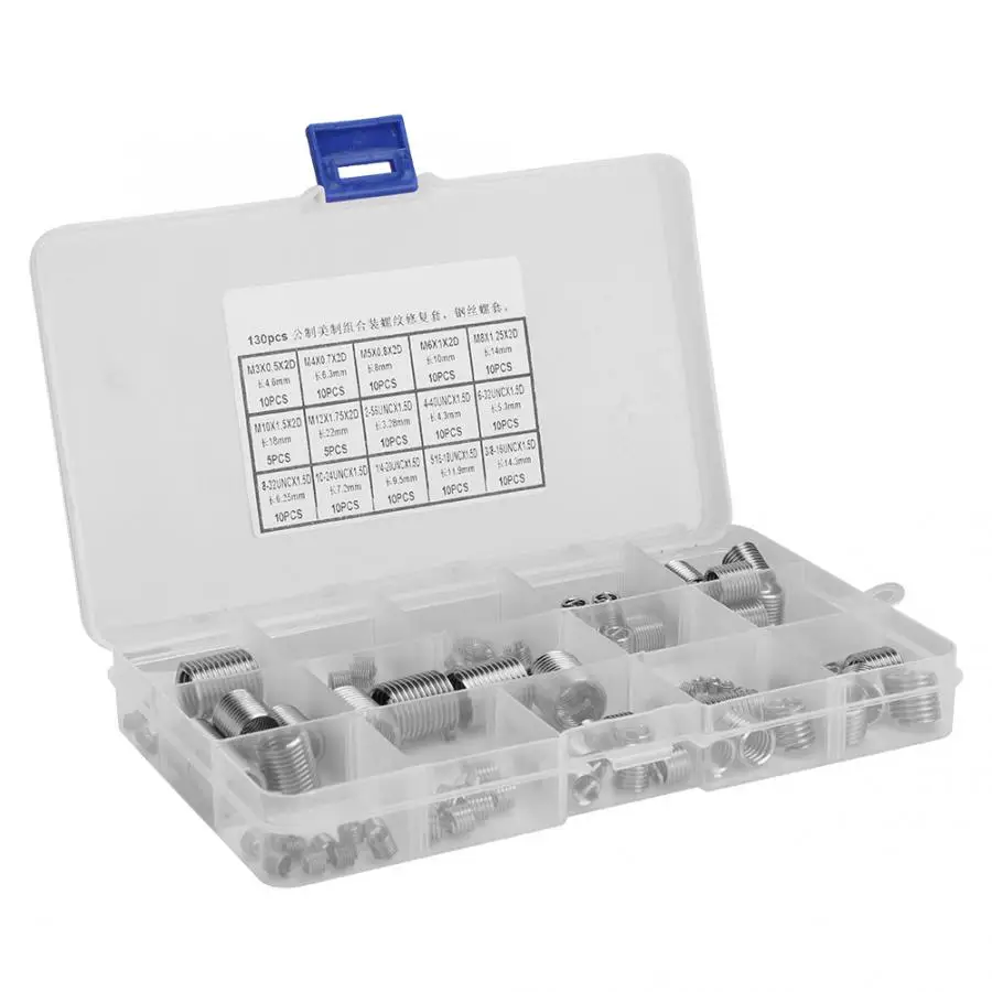 Набор инструментов для ремонта проволоки из нержавеющей стали 140 шт. |