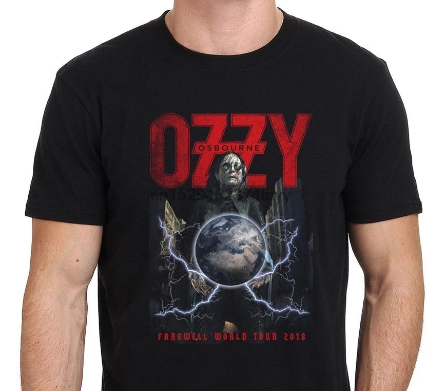 Мужская футболка OZZY os8 0 Farewell World Tour Черная | одежда