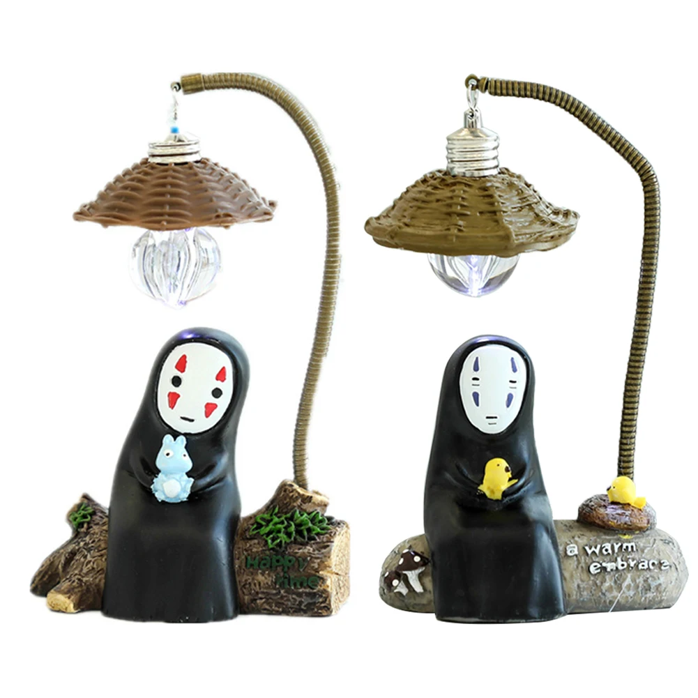 

Faceless Man LED Bedside Table Lamp Decorative Resin Ornaments Craft Night Light Children Bedroom Cute Night Lamp