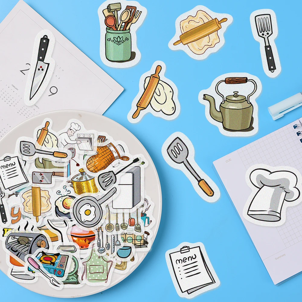 40 шт. кухонные принадлежности бумажные стикеры для украшения - Цена: 248.8