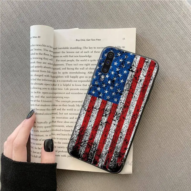 

British flag red blue Phone Case For Samsung galaxy S note 7 8 9 10 20 fe edge A 6 10 20 30 50 51 70 lite plus Soft Silicone