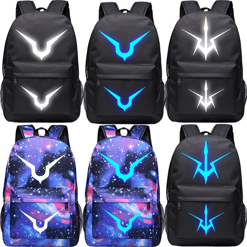 

High Q Japanese Anime CODE GEASS Lelouch of the Rebellion luminous Sturdy Backpack unisex Students Large Capacity BACKPACK