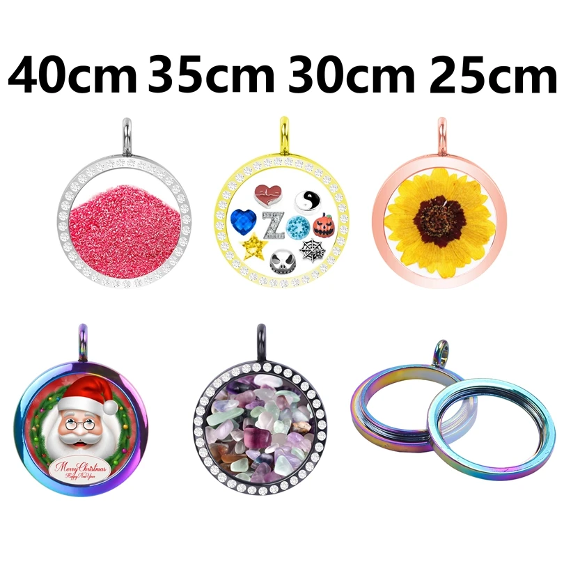 

10PCS Locket Pendant Open Charms DIY Findings Crafts for Family Picture Photo Christmas Tree Dangle Pendant