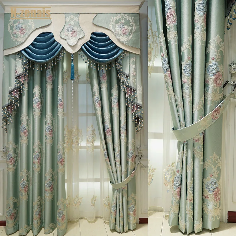 

High-precision Yarn-dyed Jacquard Curtain for Living Room and Bedroom Balckout Curtains for Window High Shading(70%-90%)
