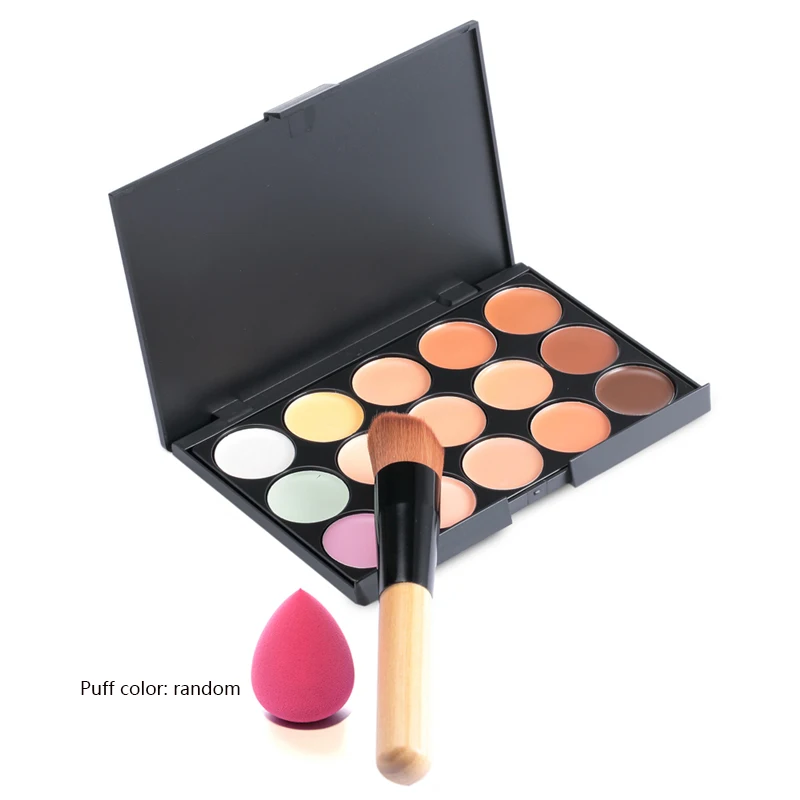 Набор для макияжа: кисть + спонж палетка контуринга| |