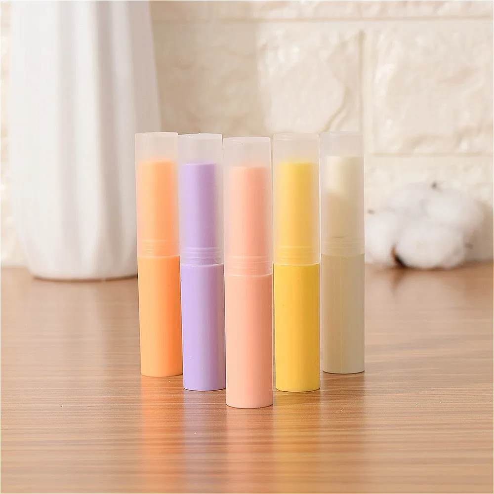 

10Pcs/Lot Lipstick High-Grade Frosted Slender Cool Liptubes DIY Handmade Balm Tubes Empty Containers Tool 3G Random Color