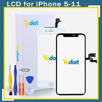 iphone screen replacement for iphone 8 x 7 7p 6 plus 6s xr xs 11 lcd touch digitizer screen home button front camera 3d touch