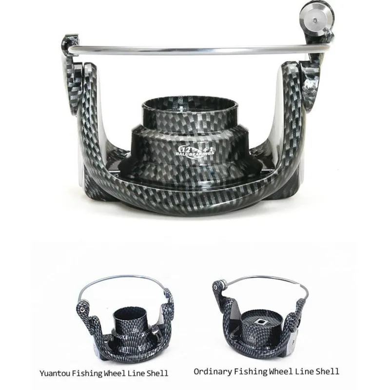 12 + 1BB спиннинг катушка спиннинга для морской рыбалки Алюминий сплав рокер без