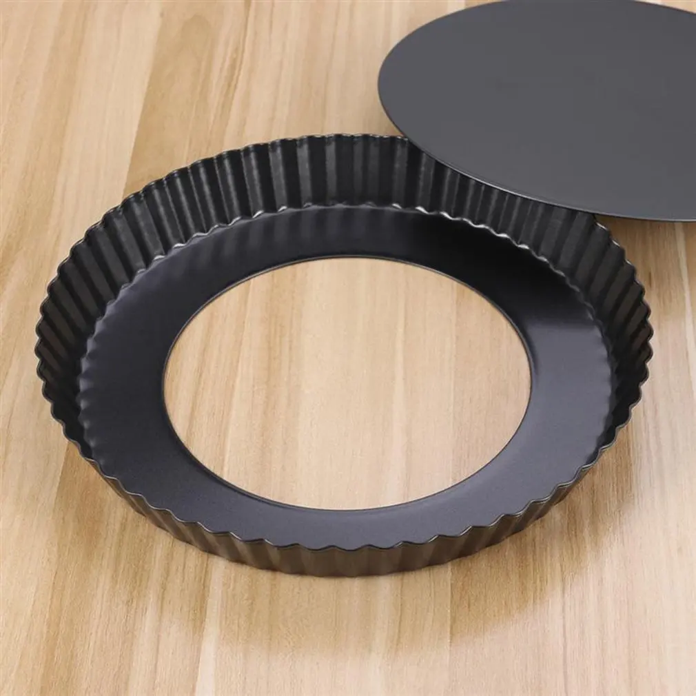 9 дюймов антипригарная сковорода для пиццы Quiche Сковорода со съемным дном Съемная