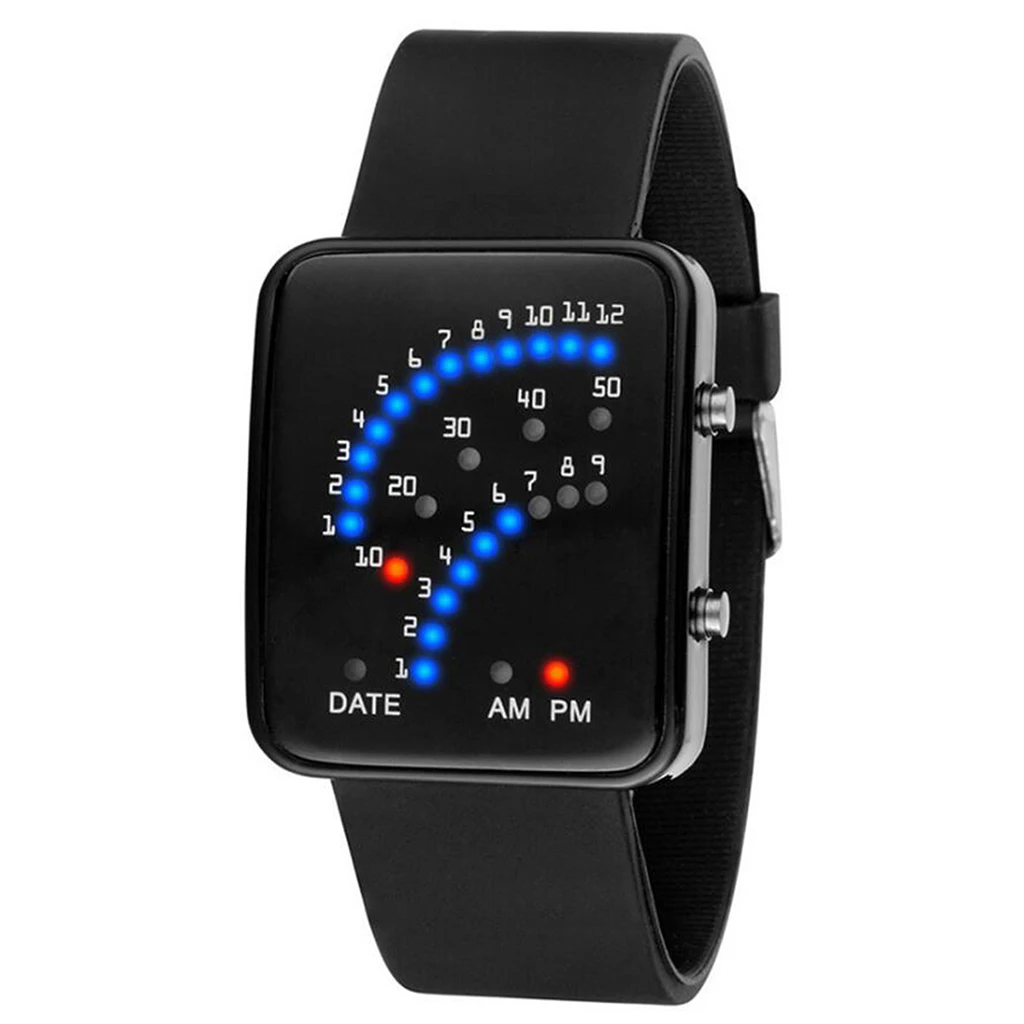 Quartz Wristwatches Men Luxury Mens Digital LED Sport Watch Men Outdoor Electronic Dress Watch Relogio Masculino Clock
