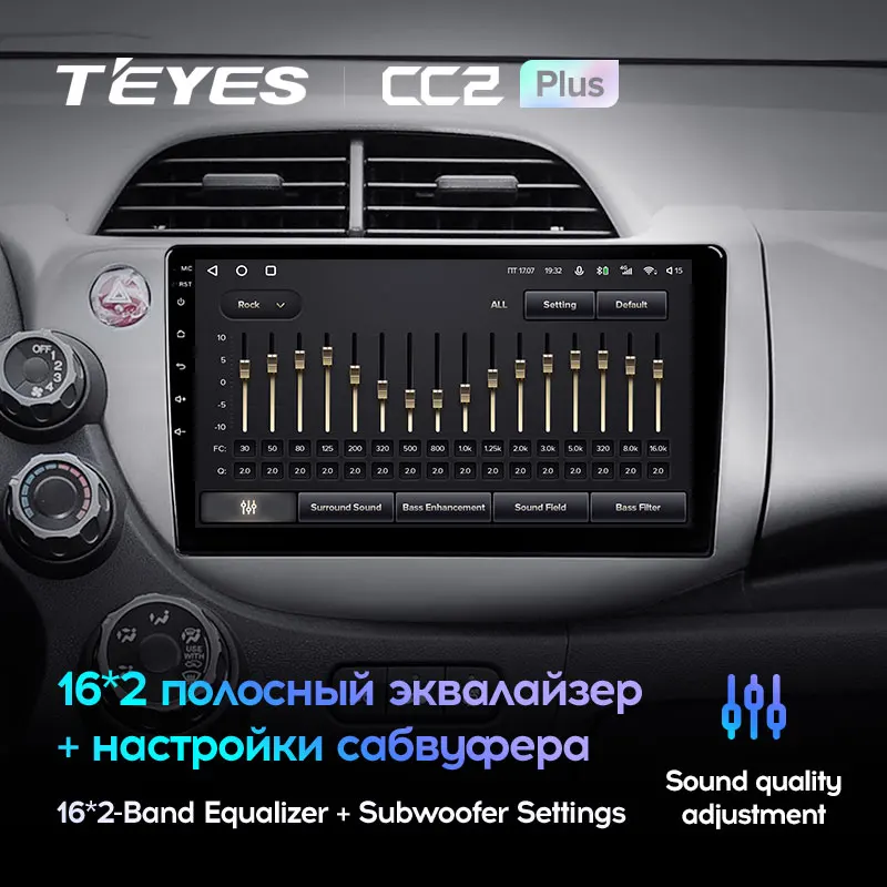 TEYES CC2L и CC2 Plus Штатная магнитола For Хонда Джазз Фит Honda Jazz 2 GG 2008 - 2014 Fit GE 2007 до 6 + 128ГБ