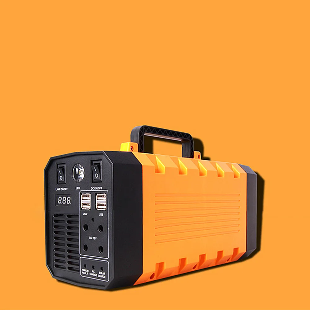 220 В/12 В/5V 500W литиевая батарея источника питания зарядное устройство Портативный