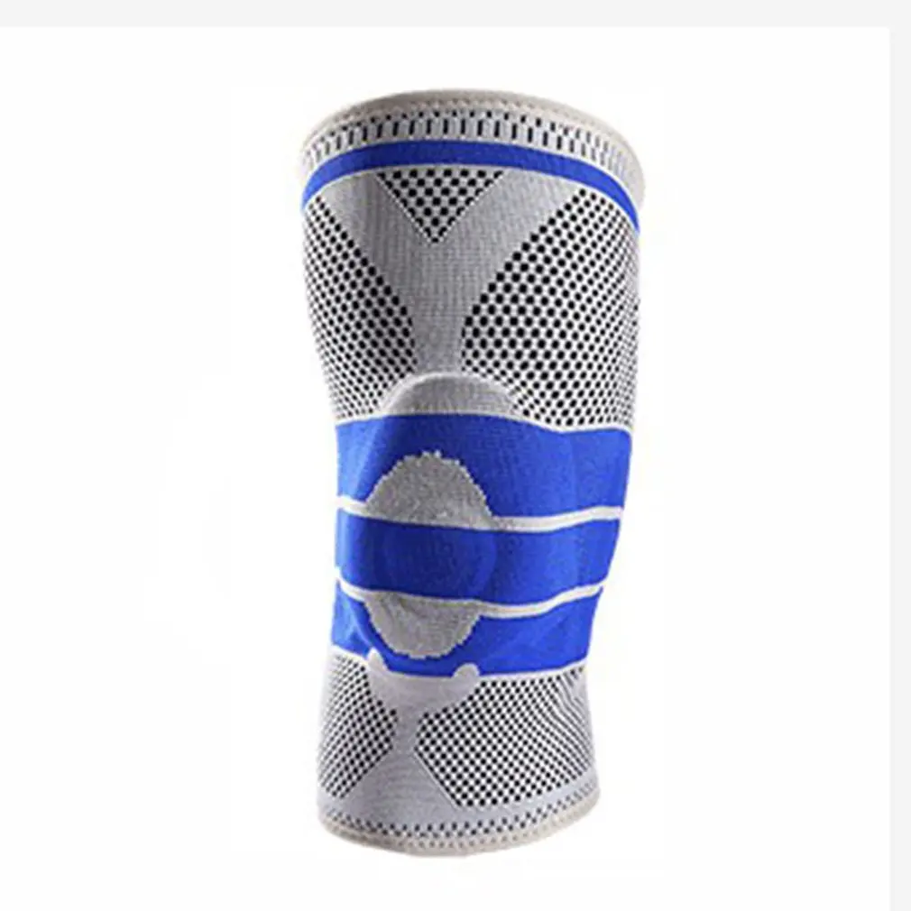 

Sports Knee Support Silicone Pad Knee Brace Protection for Athletes Stability Patella High Elasticity Increase Endurance