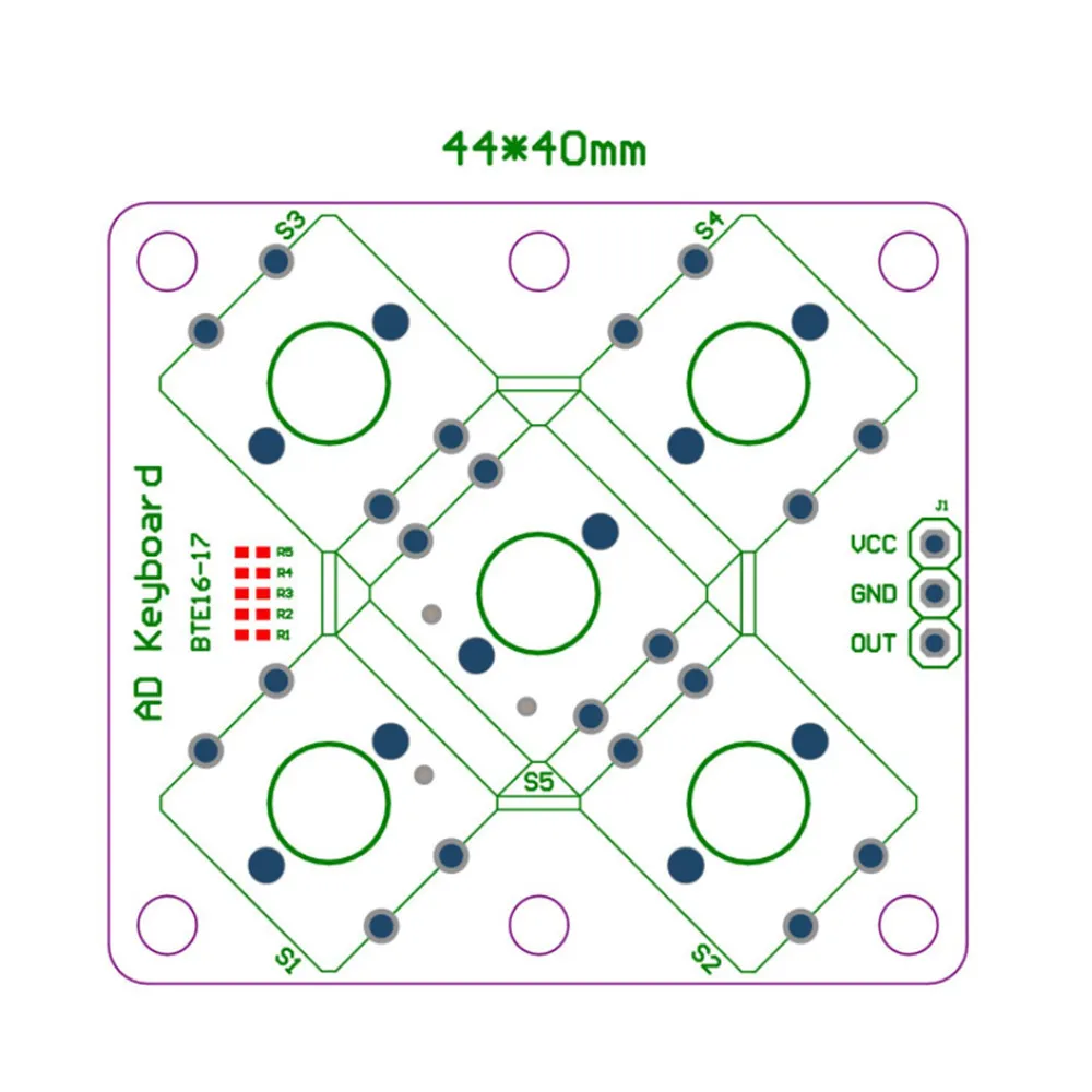 Аналоговая клавиатура цветная квадратная круглая крышка Кнопка аналоговая