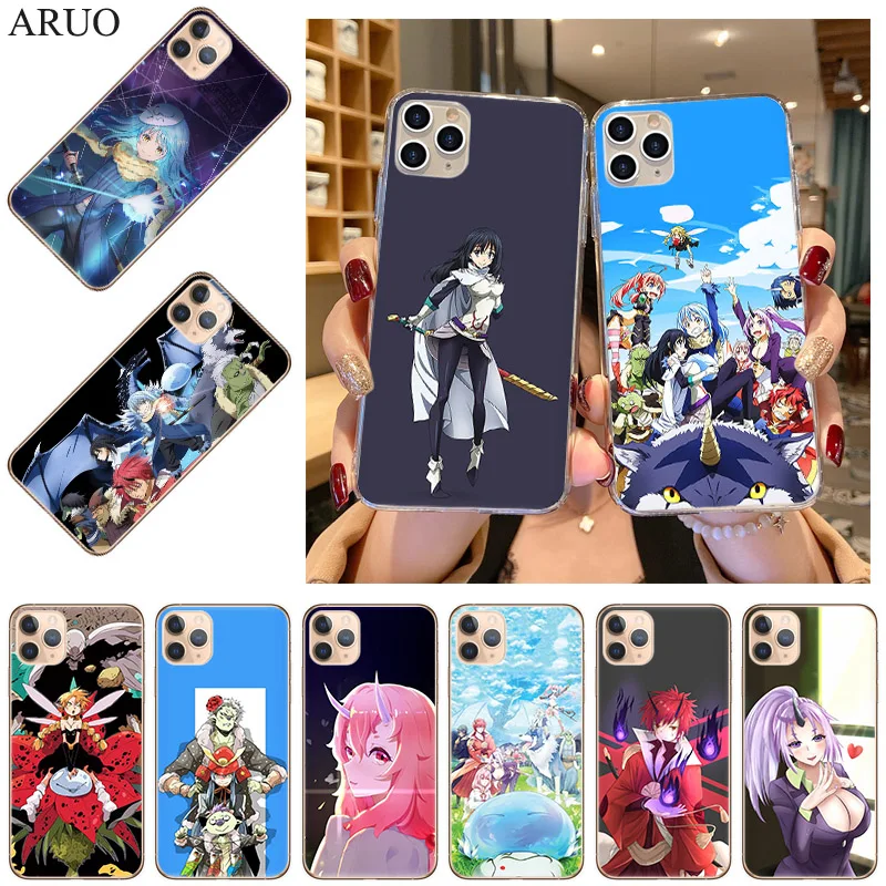 

Soft TPU Phone Case For iPhone 13 11 12 Pro Max XS XR X 6s 7 8 Plus SE 2020 Anime That Time I Got Reincarnated as a Slime Cover