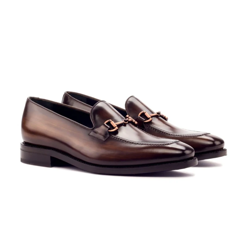 

Double Monk Style Solid Bridegroom Best Man Shoes Genuine Leather Designer Handmade Leather Dress Shoes for Men