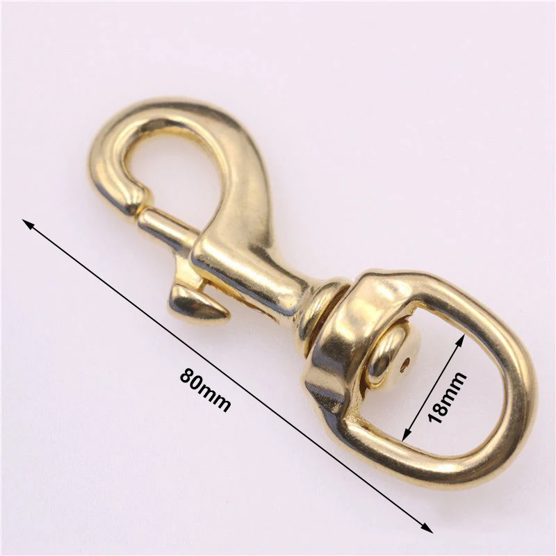 1 шт. качественный латунный триггер поворотный глаз 18 мм болт застежка крючок для