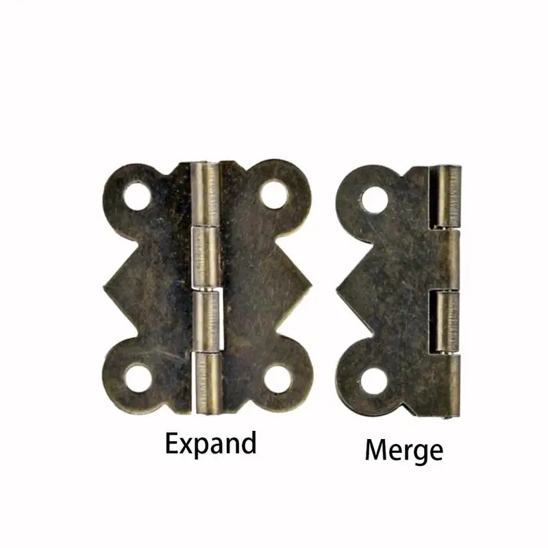 10 шт 180 мини Античная бронзовая Бабочка Форма петли ювелирных изделий деревянная