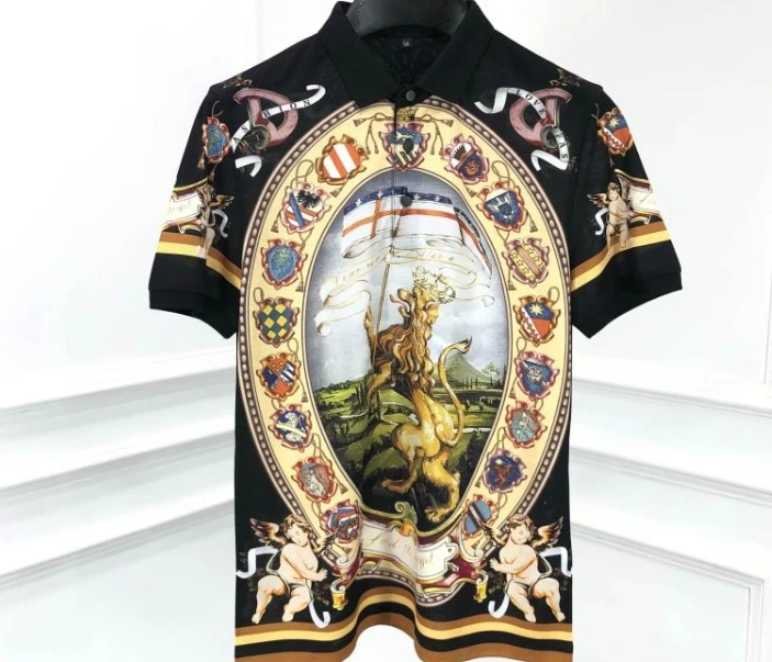 2020 Лето 20ss Новое поступление модный бренд известный Лев принт Корона роскошные