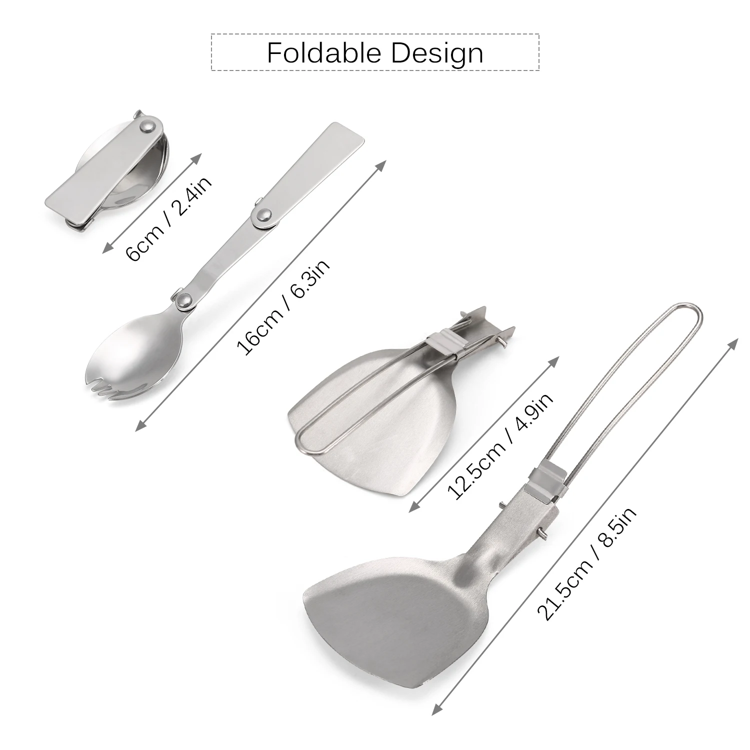 Комплект посуды Lixada из нержавеющей стали для кемпинга комплект беспорядка с