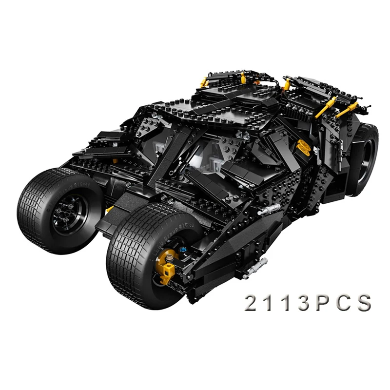 Технический конструктор 2113 шт. модели автомобиля Batmobile набор креативных кубиков