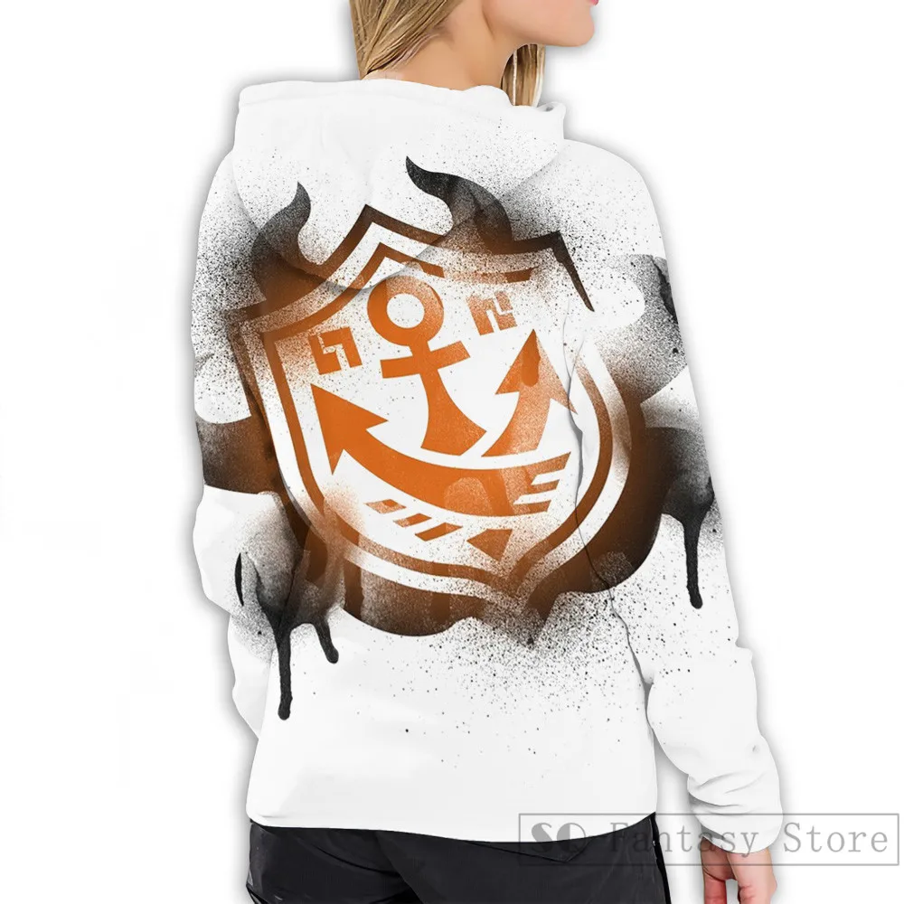 Женская Повседневная Толстовка с капюшоном и принтом знаков битвы | Мужская
