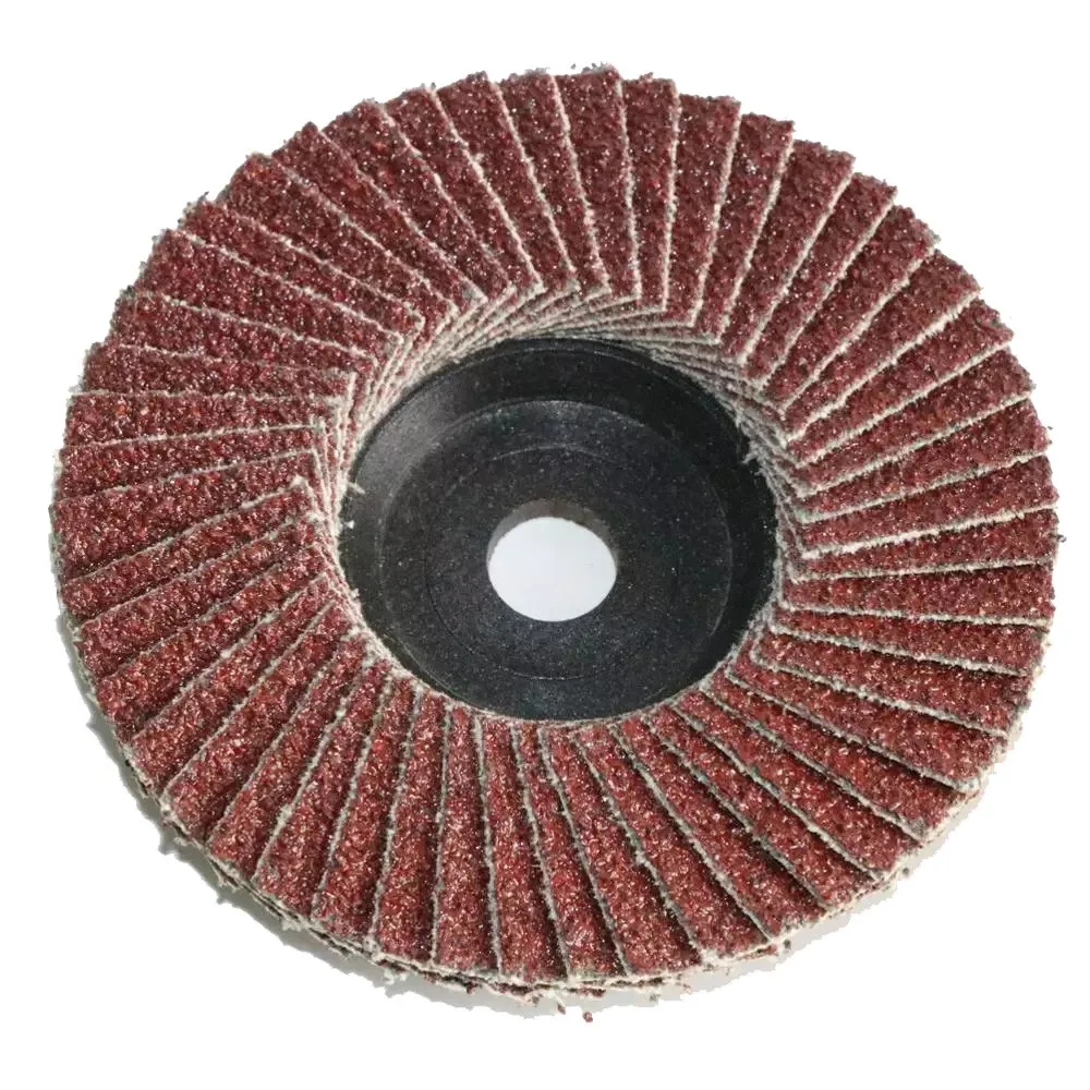 

3inch Flap Discs 75mm 10mm Hole Diameter Abrasive Angle Grinder Flap Disc Grinding Wheel Red Zirconium Corundum