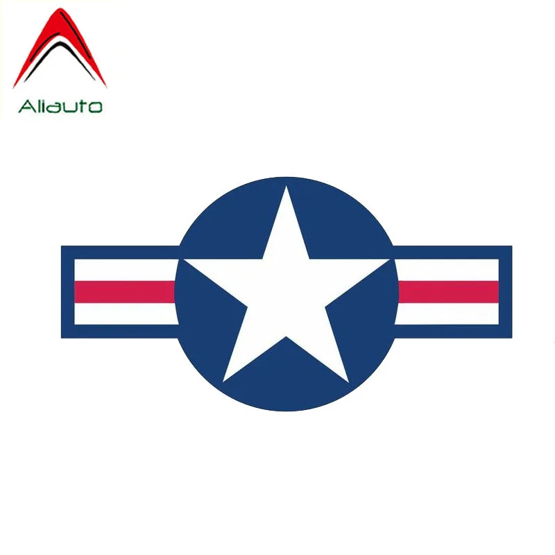 

Aliauto Забавная детская Водонепроницаемая Солнцезащитная Защита от УФ-лучей наклейка US Air Force Star Светоотражающая синяя, 13 см * 6 см