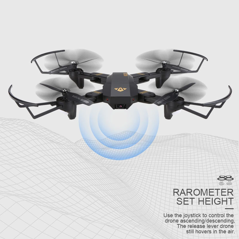 Visuo Xs809hw Xs809w складной Дрон с камерой Hd 2mp широкоугольный Wifi Fpv стабилизация высоты