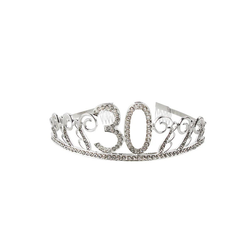 30 crown WEIGAO 30/40/50th воздушные шары с днем рождения золотые латексные воздушные шары для украшения вечеринок взрослые большие 30 вечерние товары для украшения дня рождения Globo - Цвет: 30 crown