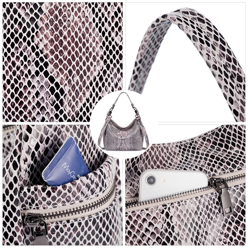 Сумка REALER Женская через плечо кожаная | Багаж и сумки