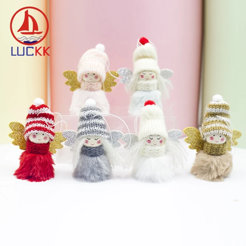 LUCKK 2 шт. милый ангел кукла украшение рождественская елка Висячие кавайные