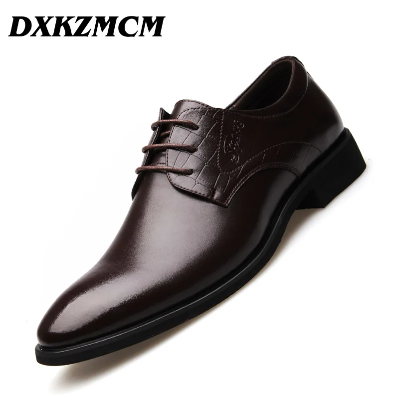Мужские классические кожаные туфли Классическая деловая повседневная обувь для
