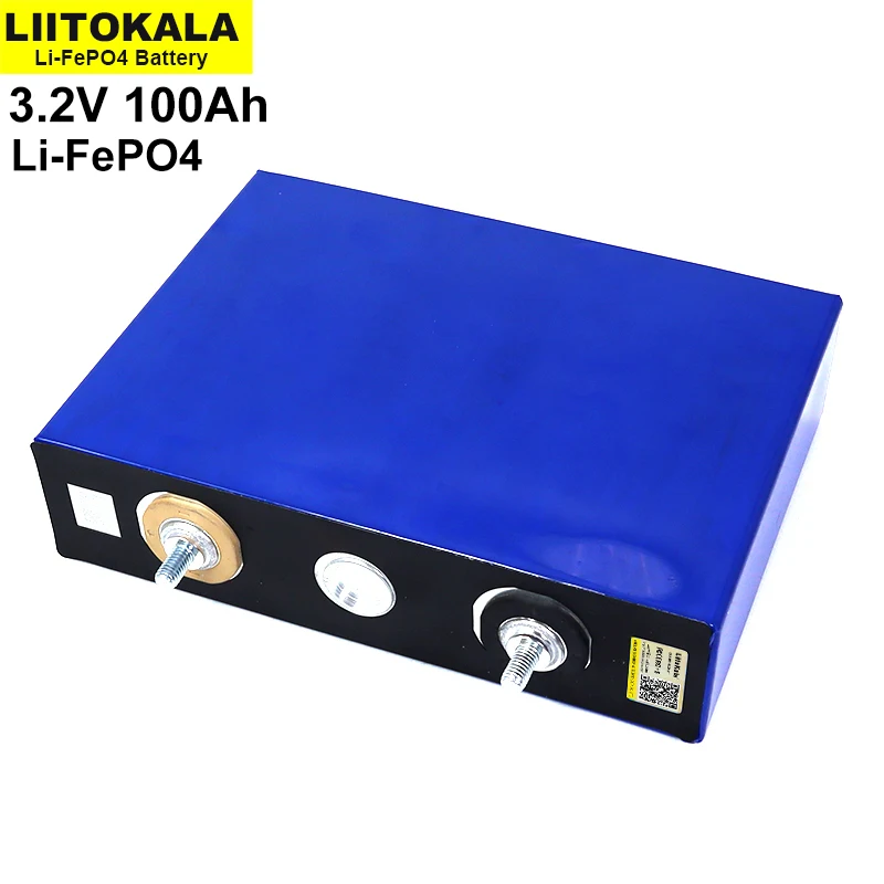 

8PCS 3.2V 100Ah Battery LiFePO4 Lithium Phospha Large Capacity DIY 12V 24V 48V Electric Car RV Solar Energy Storage System