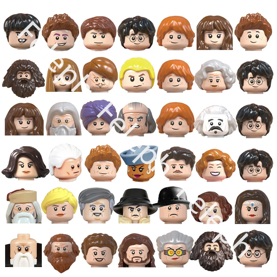 

Женский WM6059 PG8286 волшебный фильм, новые фигурки, голова, строительные блоки, кирпичи, игрушки, подарок для детей WM6048 WM6047 WM6046