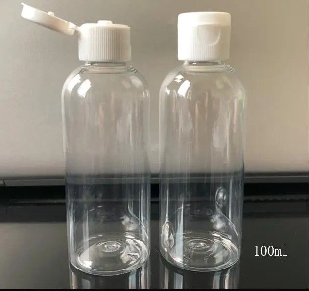 2 шт./Лот 100 мл пластиковый контейнер для жидкого шампуня прозрачный