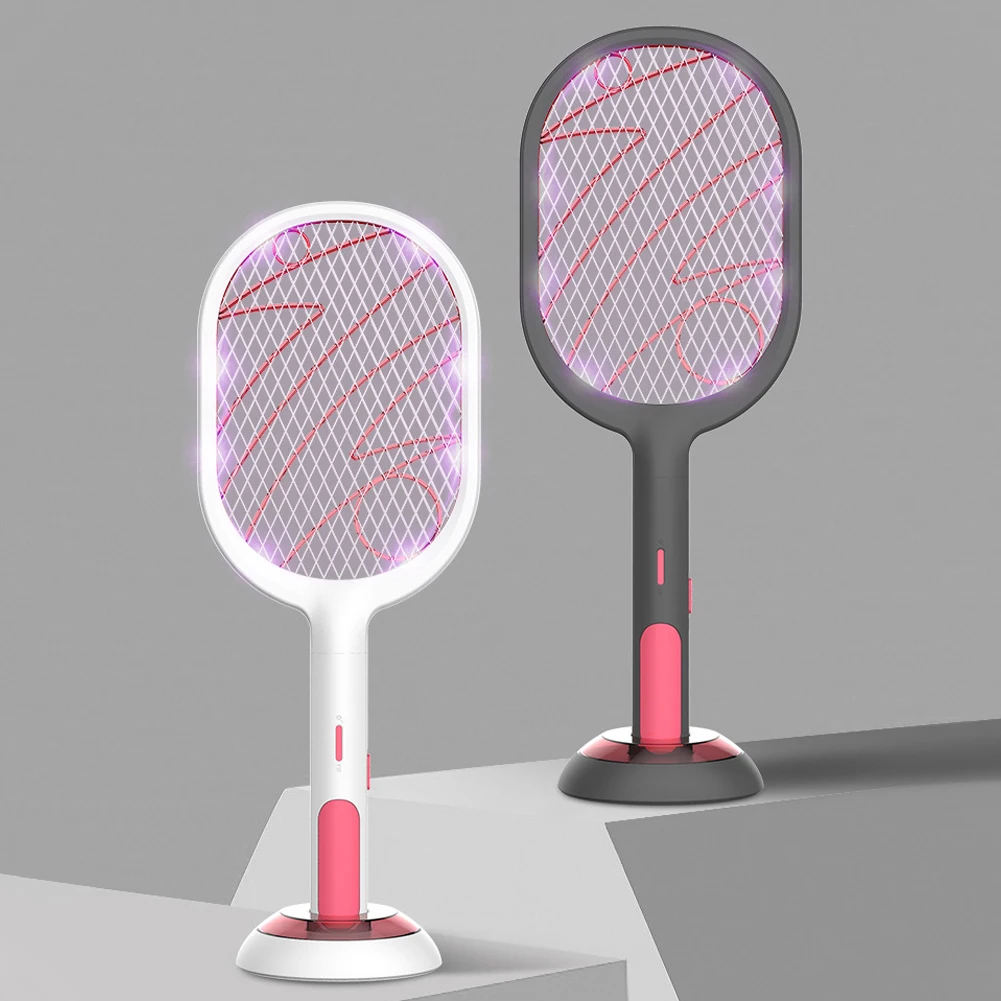 Мухобойка светодиодный светильник электрический 3 Слои сетка с базой двойной