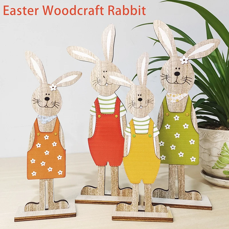 

2/4 шт., декоративные фигурки кроликов в скандинавском стиле