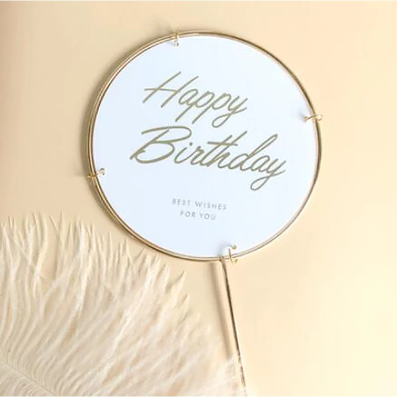 

Топпер для кексов, из кованого железа, золотистый, бронзовый, 10 шт.