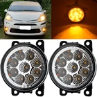 Для Citroen C3 C4 C5 C6 C-Crosser Xsara Picasso 1999-2015 светодиодный Галогенные Противотуманные светильник ры s DRL передсветильник фара s противотумансветильник фары 2 шт.