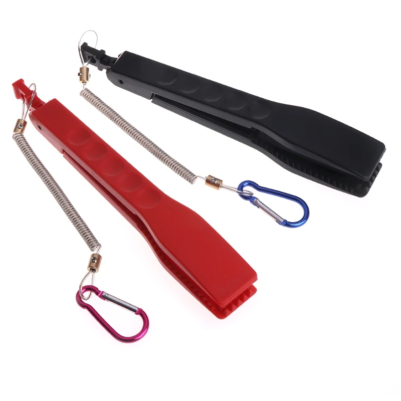 

Fishing Body Tongs Gripper With Plastic Holder Switch Lock Catch Fishing Gear U2JB