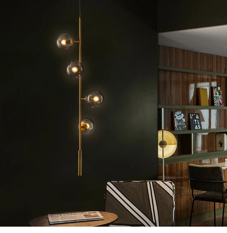 구매 북유럽 긴 마술 콩 레스토랑 샹들리에 간단한 거실 모델 룸 전시 홀 유리 공, 크리에이티브 개성 바 저렴한 북유럽 긴 마술 콩 레스토랑 샹들리에 간단한 거실 모델 룸 전시 홀 유리 공, 크리에이티브 개성 바