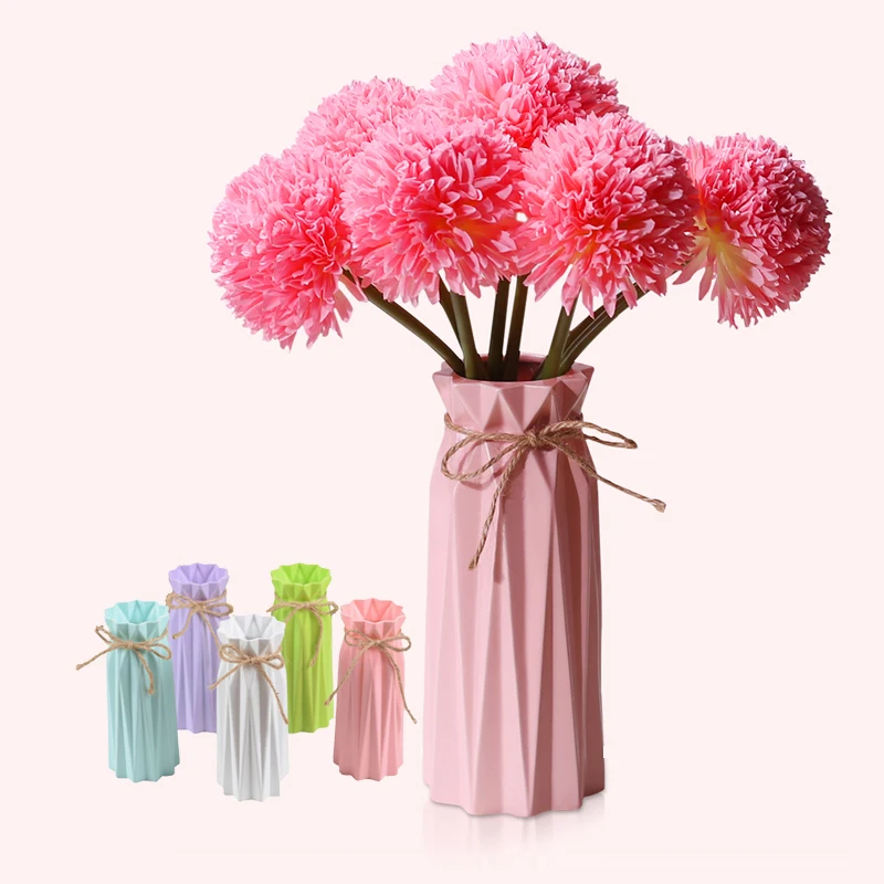 Украшение дома и рисунком в виде птичек оригами Пластик ваза орнамент имитация