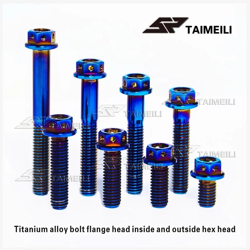 TAIMEILI Титан сплав винт с фланцем внутренняя и внешняя Шестигранная